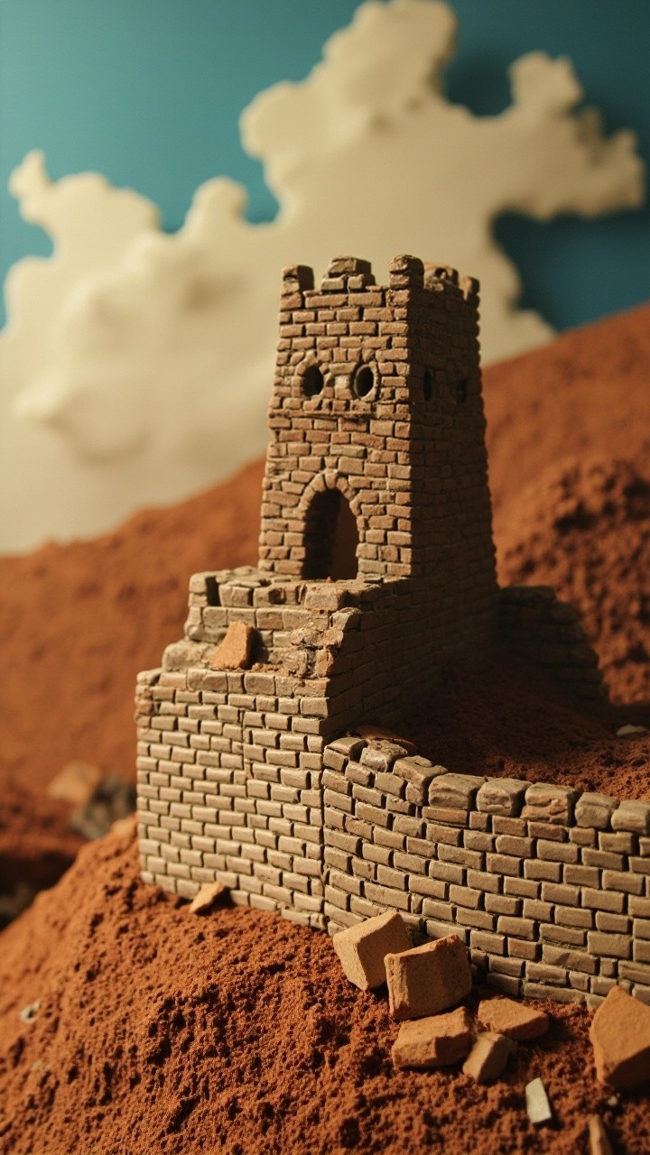The Claymation Style Great Wall