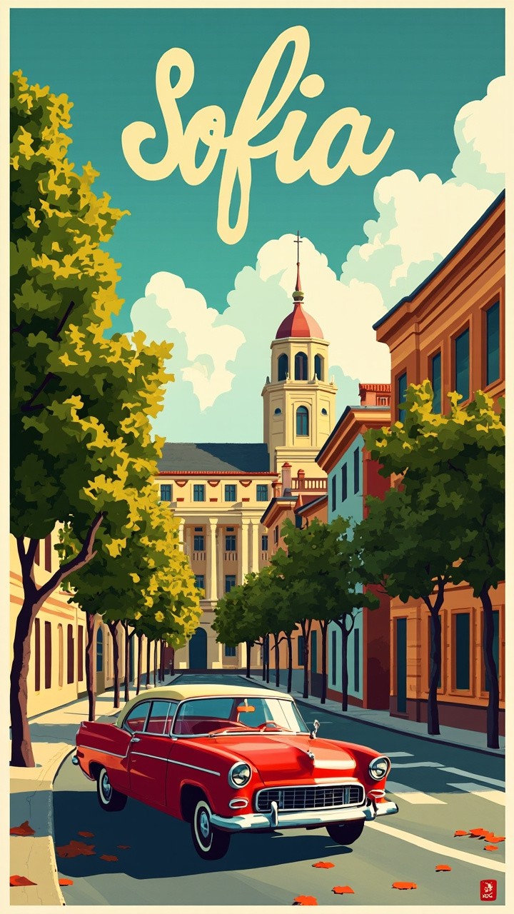 The Colorful Streets of Sofia, Bulgaria