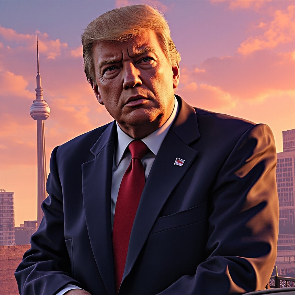 The GTA 6 Cover Featuring Donald Trump