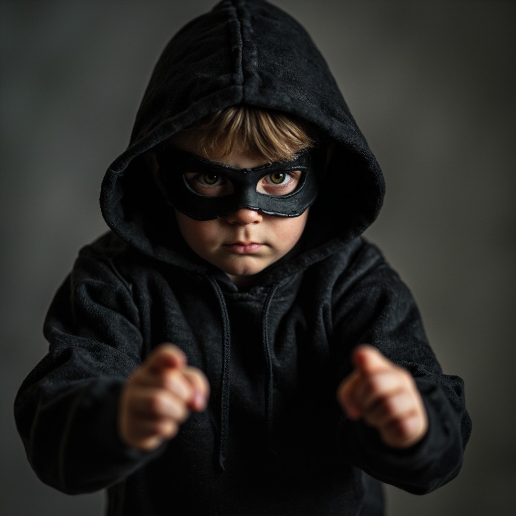 The Heroic Boy in a Black Hoodie