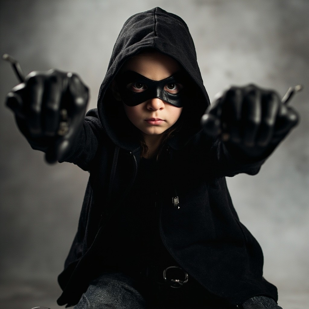 The Heroic Girl in a Black Hoodie