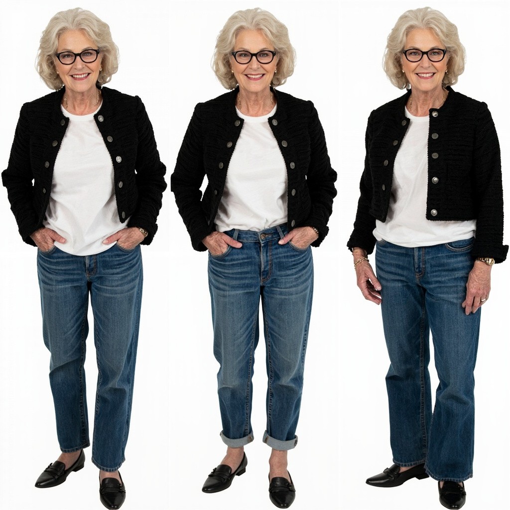 The Same Chic Jacket on Different Body Types